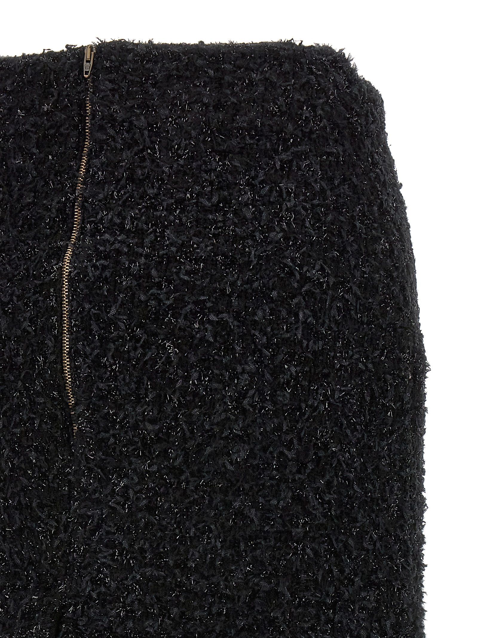 Balenciaga Tweed Midi Skirt Size 32" / US 10 / IT 46 - 4 Thumbnail