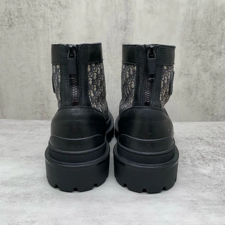 Dior DIOR Black Graphic Short Boots Size 40-yf Size US 10 / EU 43 - 5 Thumbnail