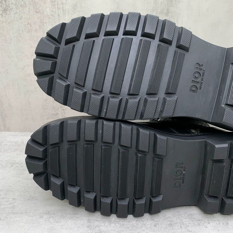 Dior DIOR Black Graphic Short Boots Size 40-yf Size US 10 / EU 43 - 8 Thumbnail