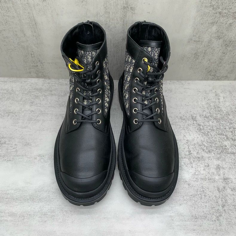 Dior DIOR Black Graphic Short Boots Size 40-yf Size US 10 / EU 43 - 4 Thumbnail