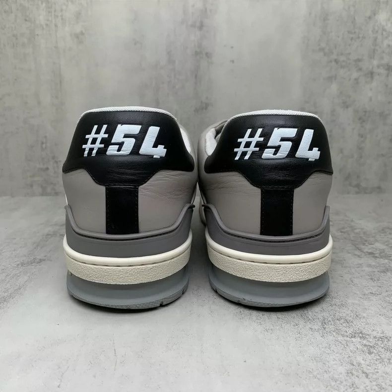 Louis Vuitton LV Trainer Black Cement Size 9.5-yf Size US 9.5 / EU 42-43 - 5 Thumbnail