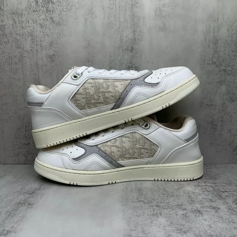 Dior Dior B27 White Canvas Sneakers Size 41-yf Size US 9 / EU 42 - 3 Thumbnail
