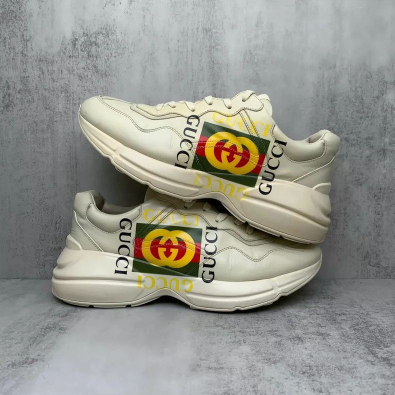 Gucci Gucci Double G Flag Sneakers Size 42-yf Size US 8 / EU 41 - 2 Thumbnail
