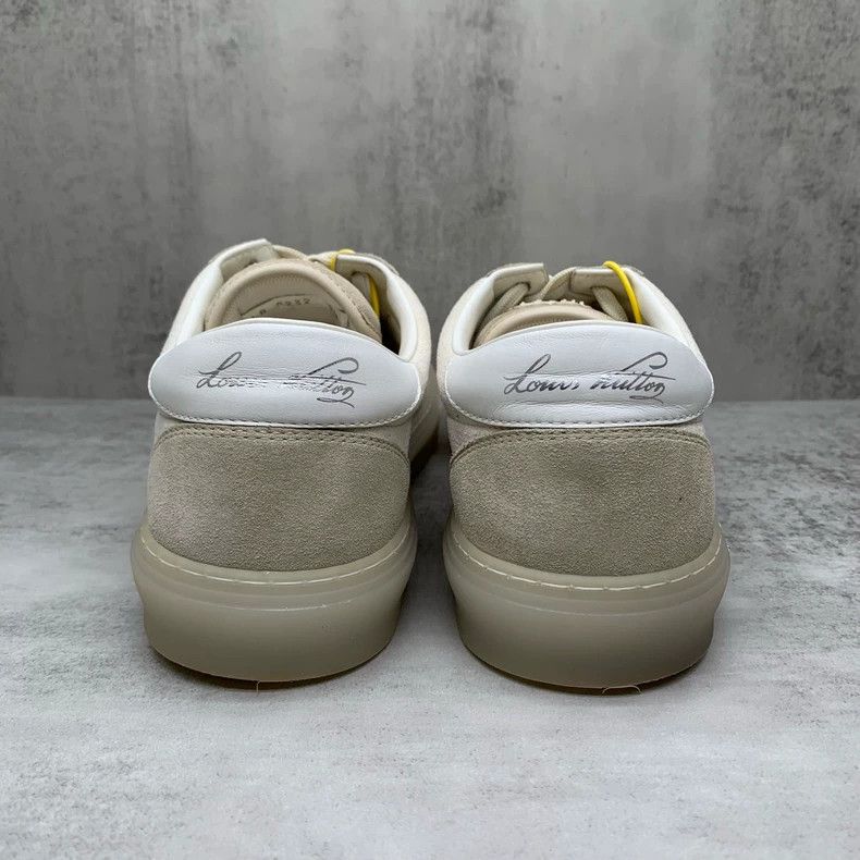 Louis Vuitton Lv Ollie Gray and White Sneakers Size 10.5-yf Size US 10.5 / EU 43-44 - 5 Thumbnail