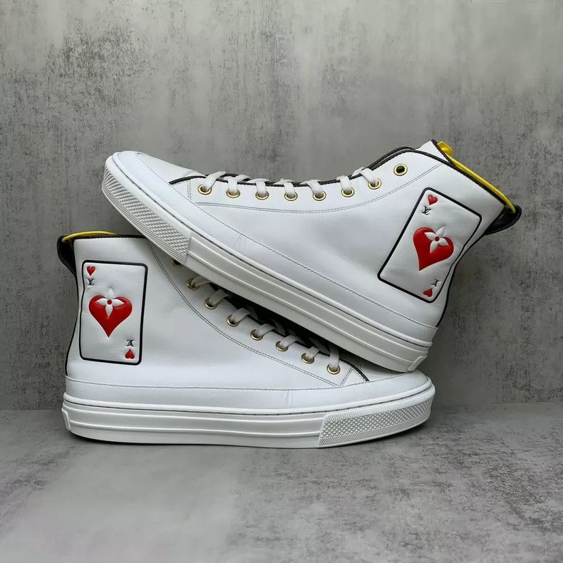 Louis Vuitton LV Stellar Red Heart High Top Sneakers-yf Size US 8 / EU 41 - 2 Thumbnail