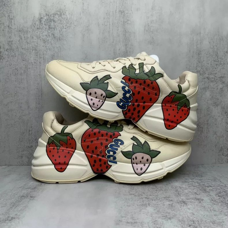 Gucci Gucci Strawberry Dad Sneakers Size 40-yf Size US 8.5 / EU 41-42 - 2 Thumbnail