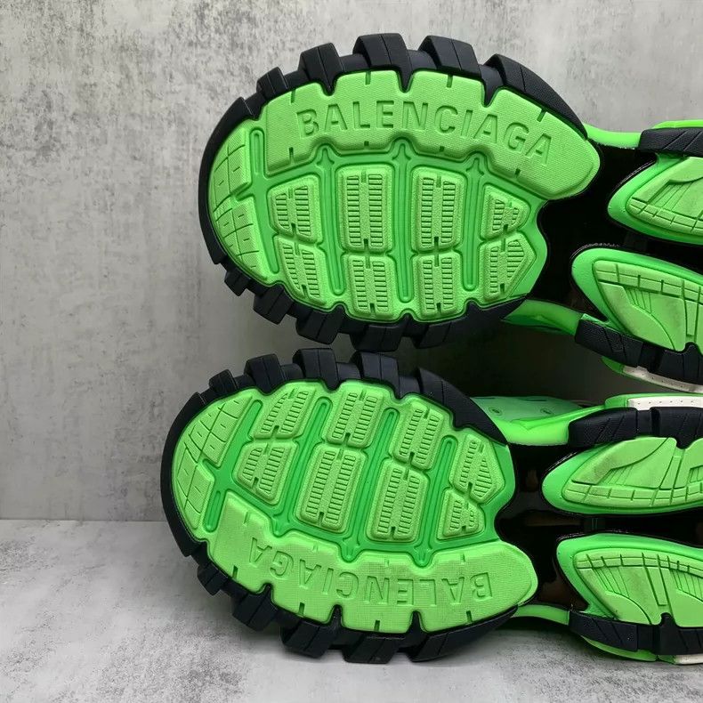 Balenciaga Balenciaga Track Sneakers Green and Black-yf Size US 8 / EU 41 - 8 Thumbnail