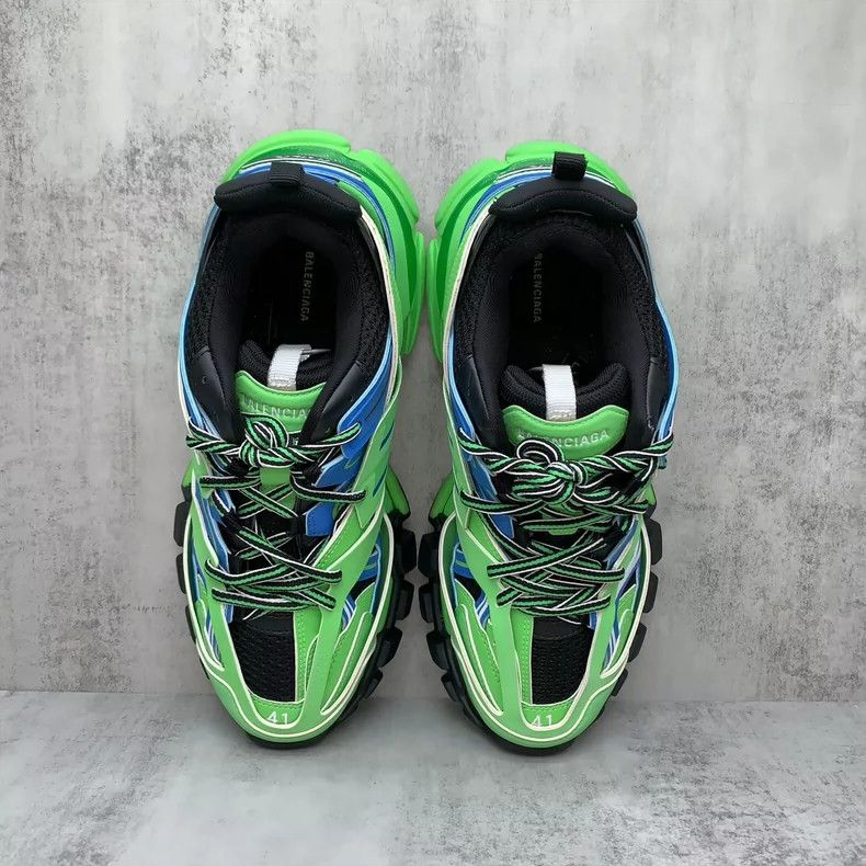 Balenciaga Balenciaga Track Sneakers Green and Black-yf Size US 8 / EU 41 - 6 Thumbnail