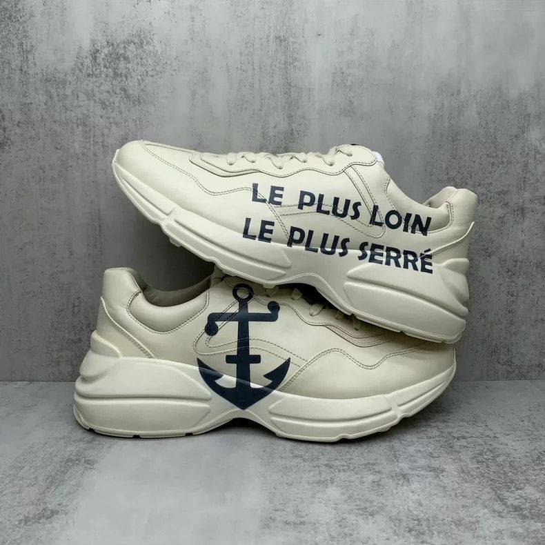 Gucci Gucci Beige Boat Dad Sneakers Size 9.5-yf Size US 9.5 / EU 42-43 - 2 Thumbnail