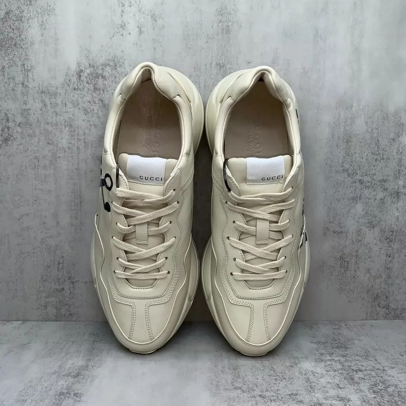Gucci Gucci Beige Boat Dad Sneakers Size 9.5-yf Size US 9.5 / EU 42-43 - 6 Thumbnail