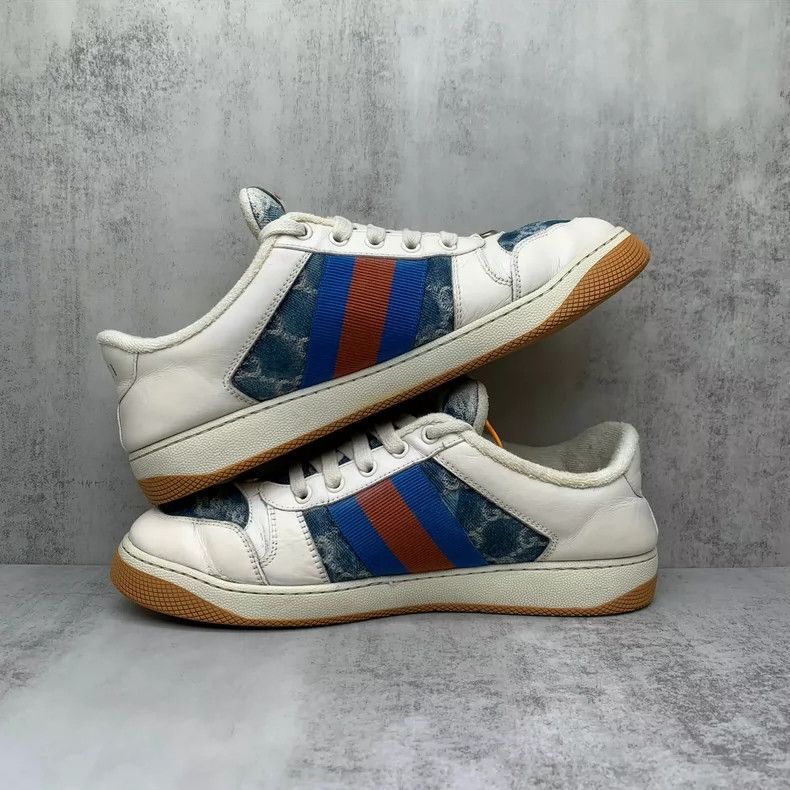 Gucci Gucci Blue Sneakers Size 41.5-yf Size US 8.5 / EU 41-42 - 3 Thumbnail