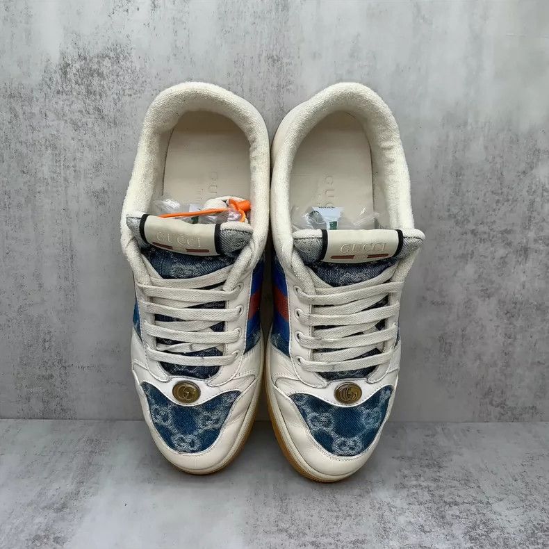 Gucci Gucci Blue Sneakers Size 41.5-yf Size US 8.5 / EU 41-42 - 6 Thumbnail