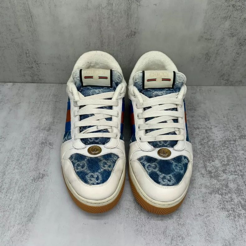 Gucci Gucci Blue Sneakers Size 41.5-yf Size US 8.5 / EU 41-42 - 4 Thumbnail