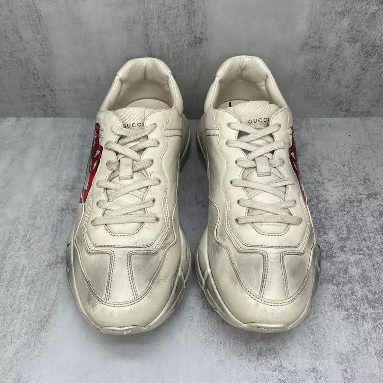 Gucci Gucci Red Lip Vintage Dad Sneakers-yf Size US 9.5 / EU 42-43 - 4 Thumbnail