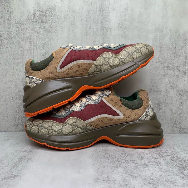 Gucci Gucci Colorful Logo Dad Sneakers Size 9.5-yf Size US 9.5 / EU 42-43 - 3 Thumbnail