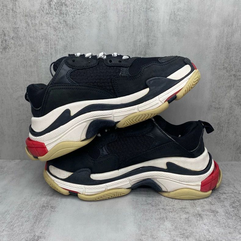 Balenciaga Balenciaga Triple Sneakers Black Red Size 38-yf Size US 8 / EU 41 - 3 Thumbnail