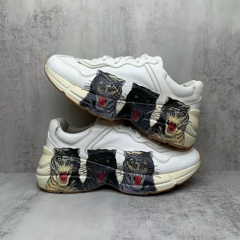 Gucci Gucci Tiger Dad Sneakers Size 39.5-yf Size US 5.5 / EU 38 - 2 Thumbnail
