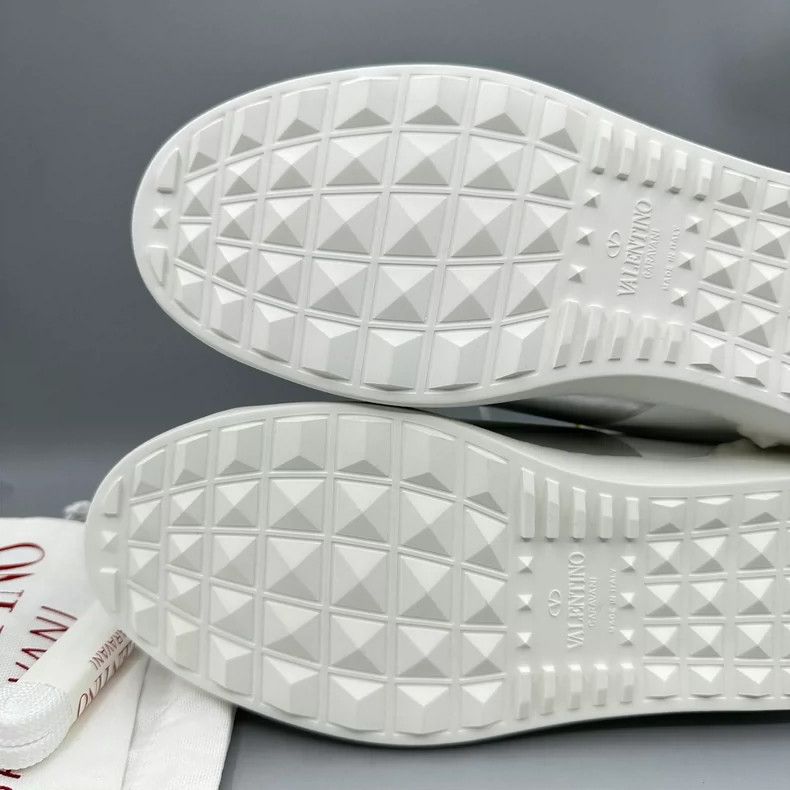 Valentino Valentino White Sneakers With Silver Detail-yf Size US 10 / EU 43 - 8 Thumbnail
