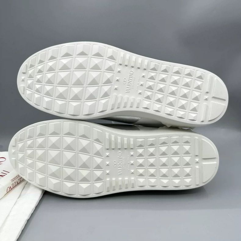Valentino Valentino White Sneakers With Silver Detail-yf Size US 10 / EU 43 - 7 Thumbnail