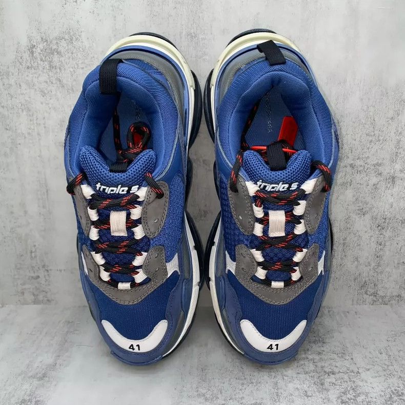 Balenciaga Balenciaga Triple Sneakers in Fog Blue-yf Size US 8.5 / EU 41-42 - 6 Thumbnail