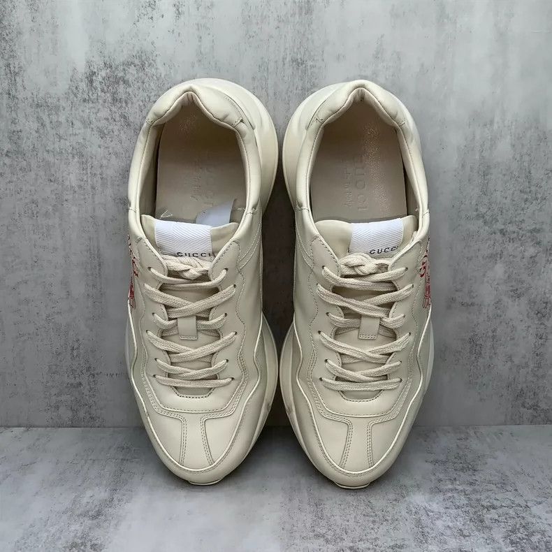 Gucci Gucci Red Logo Dad Sneakers Size 42-yf Size US 9 / EU 42 - 6 Thumbnail