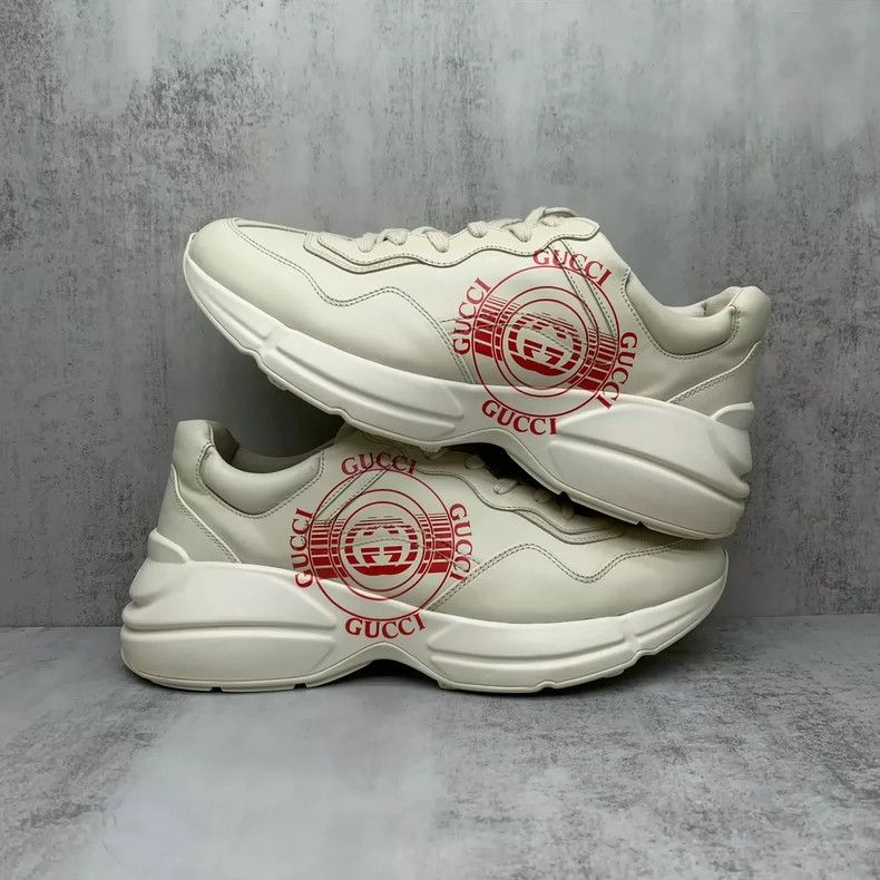 Gucci Gucci Red Logo Dad Sneakers Size 42-yf Size US 9 / EU 42 - 2 Thumbnail