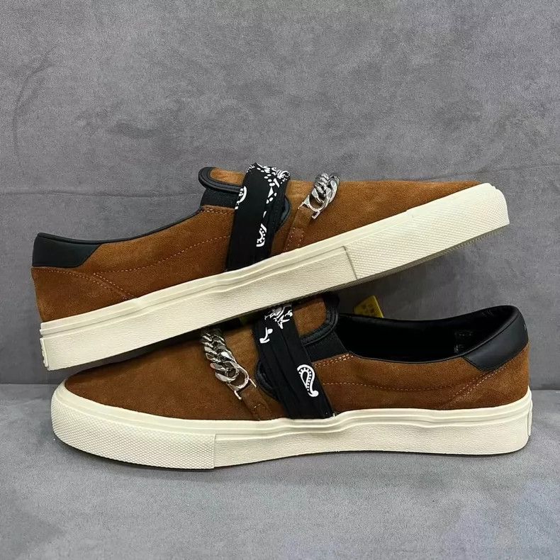 Amiri Amiri Chain Pattern Slip-On Shoes Size 44-yf Size US 10 / EU 43 - 2 Thumbnail