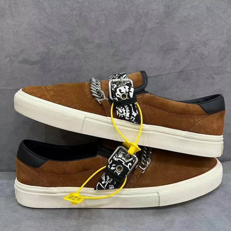 Amiri Amiri Chain Pattern Slip-On Shoes Size 44-yf Size US 10 / EU 43 - 3 Thumbnail
