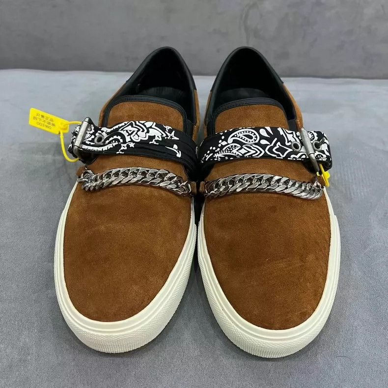 Amiri Amiri Chain Pattern Slip-On Shoes Size 44-yf Size US 10 / EU 43 - 4 Thumbnail