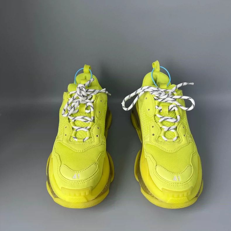 Balenciaga Balenciaga Triple Sneakers in Fluorescent Green-yf Size US 10.5 / EU 43-44 - 4 Thumbnail