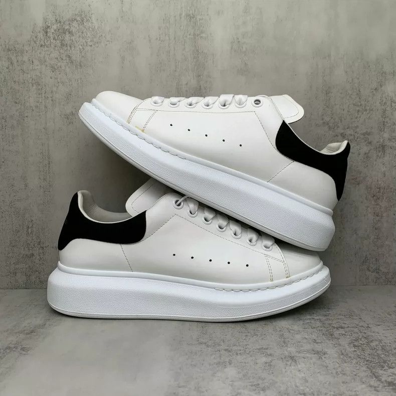 Alexander McQueen Alexander McQueen Black Heel White Sneakers-yf Size US 9 / EU 42 - 2 Thumbnail