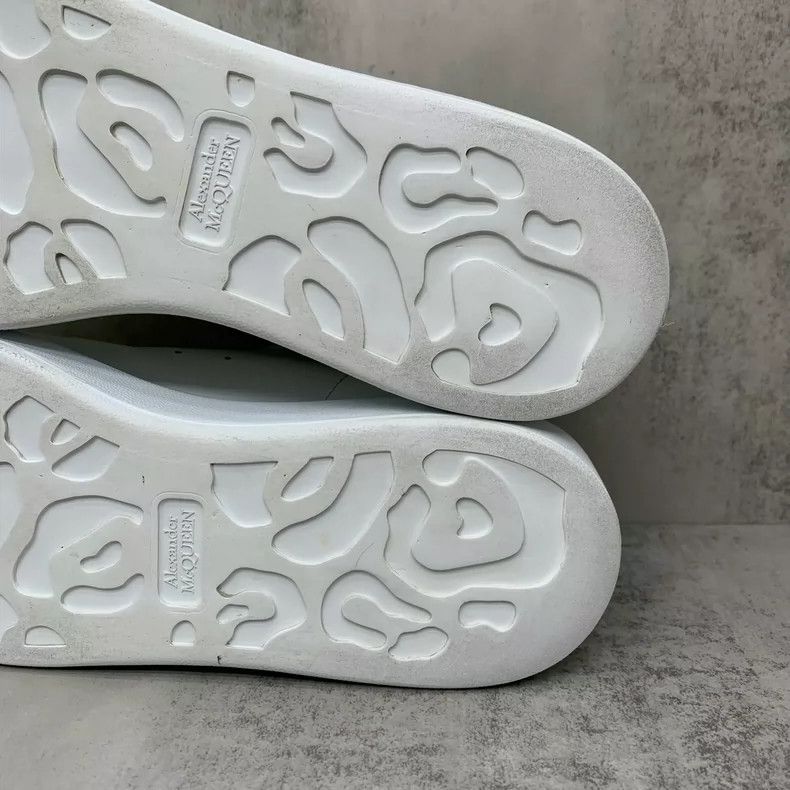 Alexander McQueen Alexander McQueen Black Heel White Sneakers-yf Size US 9 / EU 42 - 9 Thumbnail