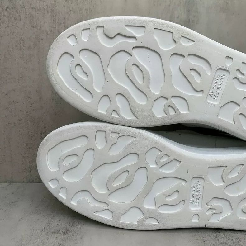 Alexander McQueen Alexander McQueen Black Heel White Sneakers-yf Size US 9 / EU 42 - 8 Thumbnail