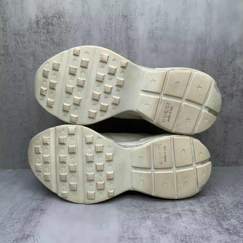 Gucci Gucci Vintage White Dad Sneakers Size 9.5-yf Size US 9.5 / EU 42-43 - 7 Thumbnail