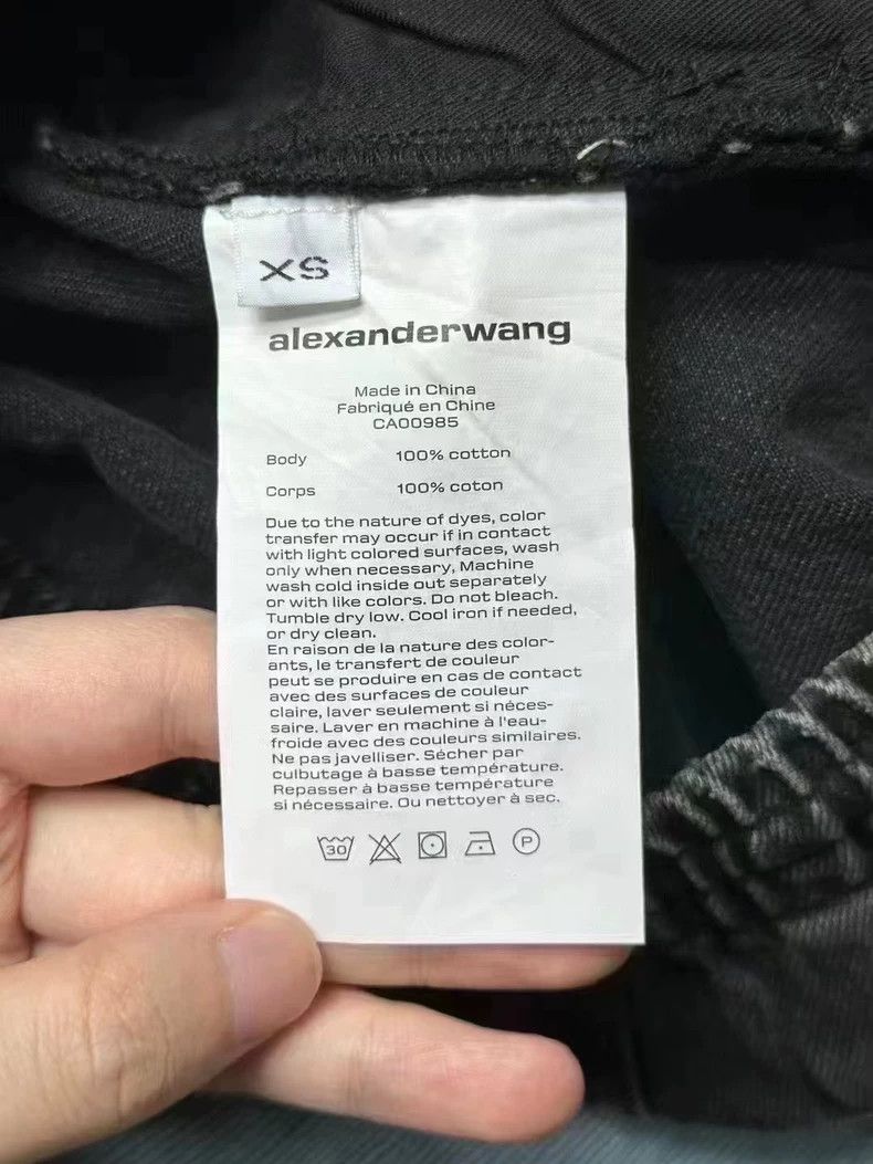 Alexander Wang Alexander Wang Embroidered Denim Pants XS-yf Size US 27 - 3 Thumbnail