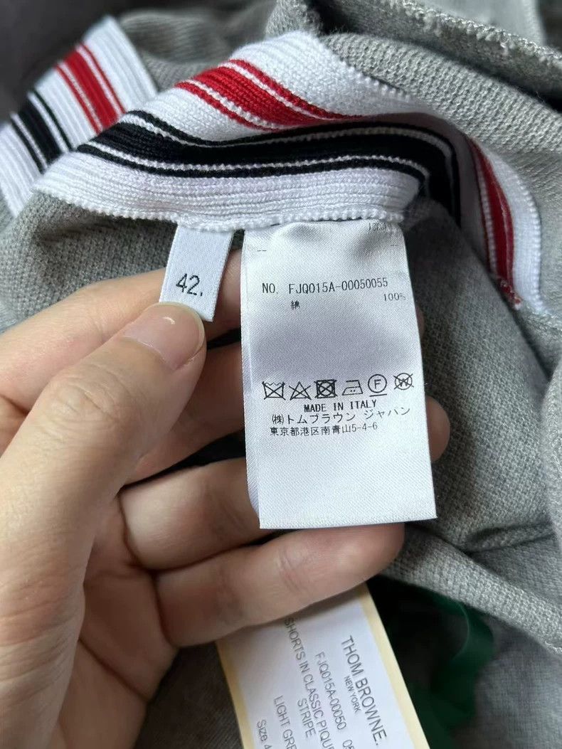 Thom Browne Thom Browne Gray Stripe Shorts-yf Size US 42 / EU 58 - 3 Thumbnail