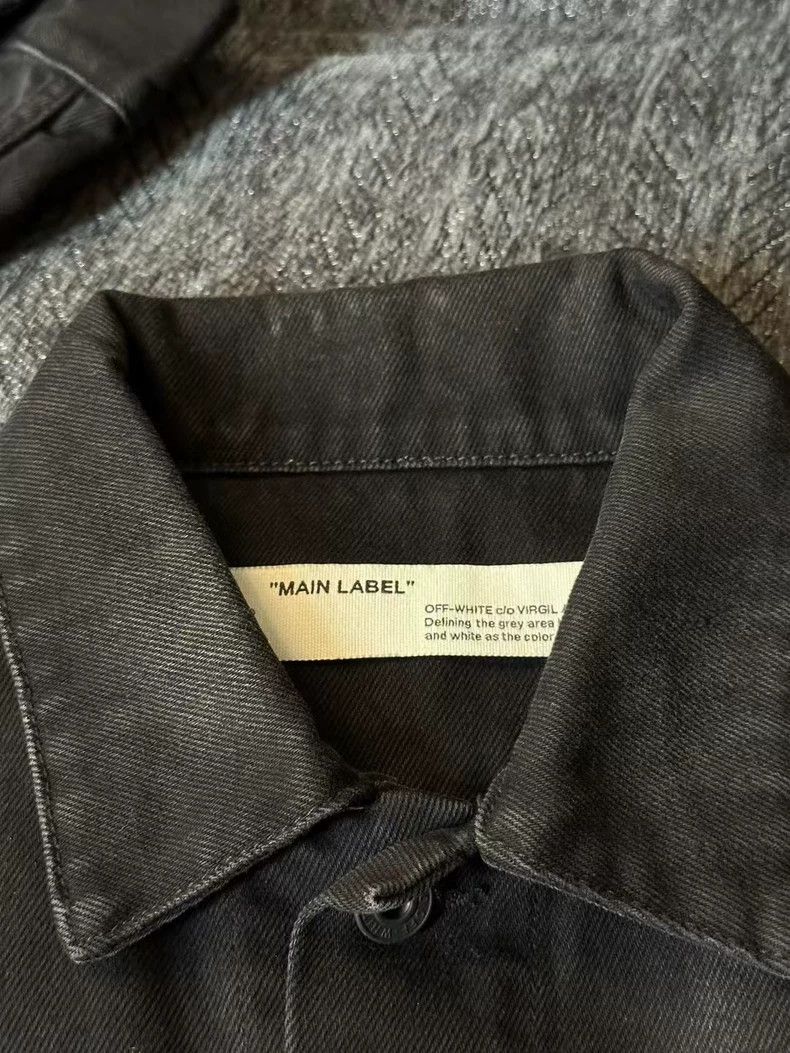 Off-White Off White Black Gold Denim Jacket-yf Size US S / EU 44-46 / 1 - 3 Thumbnail