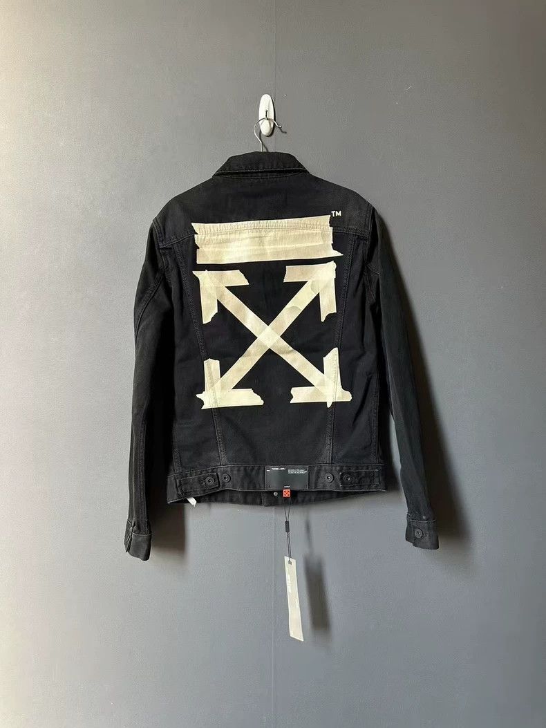 Off-White Off White Black Gold Denim Jacket-yf Size US S / EU 44-46 / 1 - 2 Thumbnail