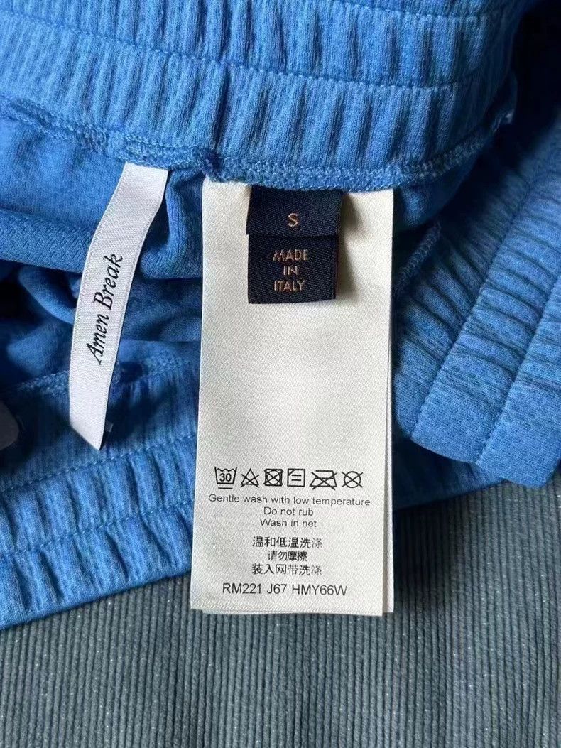 Louis Vuitton Louis Vuitton Blue Shorts with Original Tags-yf Size US 28 / EU 44 - 4 Thumbnail