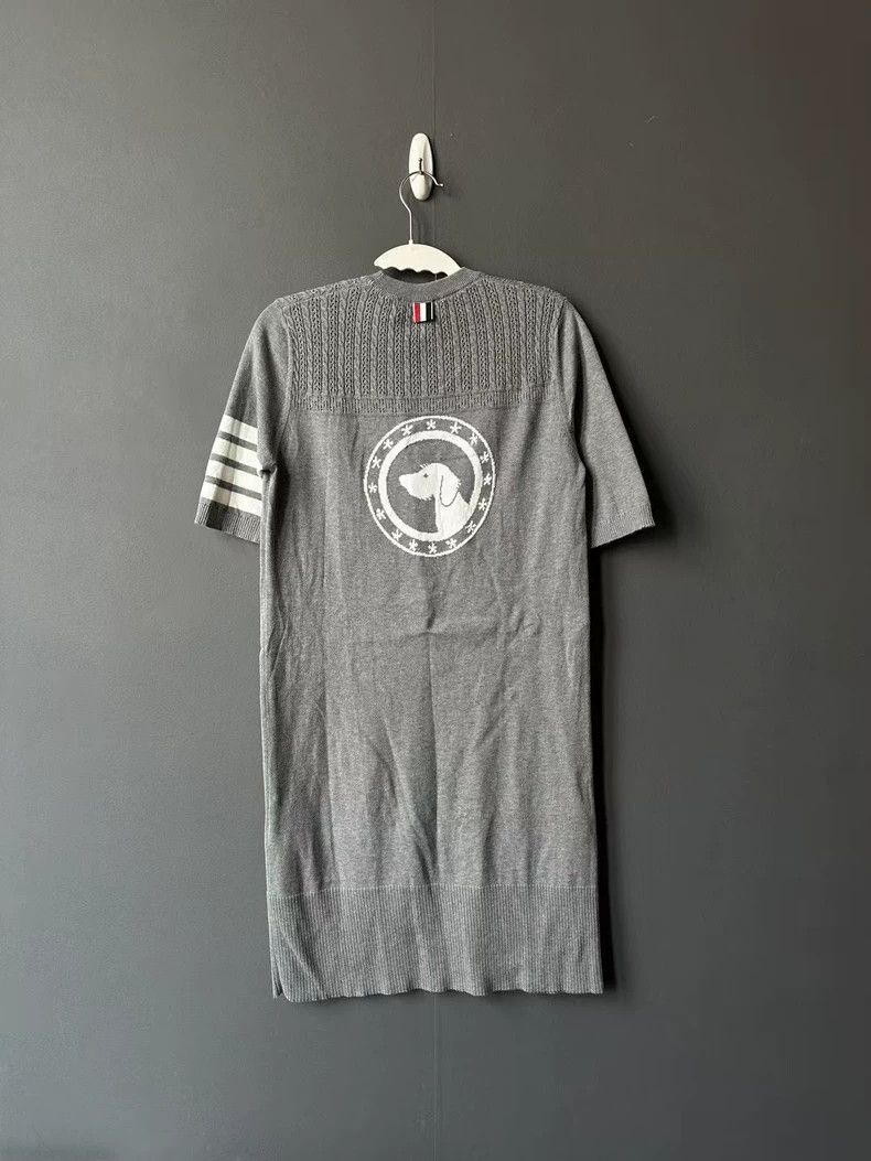 Thom Browne Thom Browne Gray Knit Dress-yf Size US 36 / EU 52 - 2 Thumbnail
