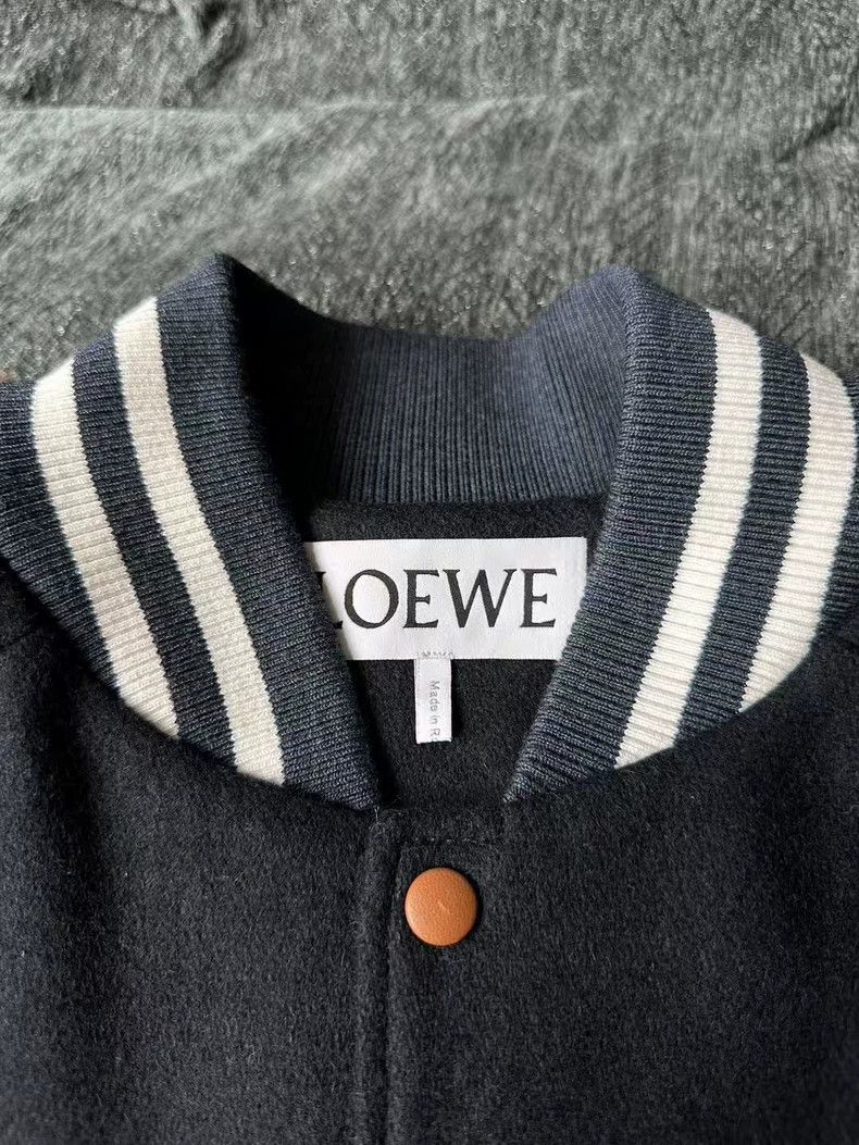 Loewe Loewe Baseball Jacket in Navy and Red-yf Size US L / EU 52-54 / 3 - 3 Thumbnail