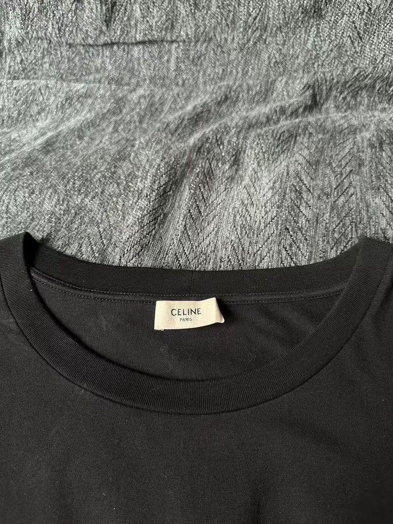 Celine celine logo short sleeve t-shirt-yf Size US M / EU 48-50 / 2 - 3 Thumbnail