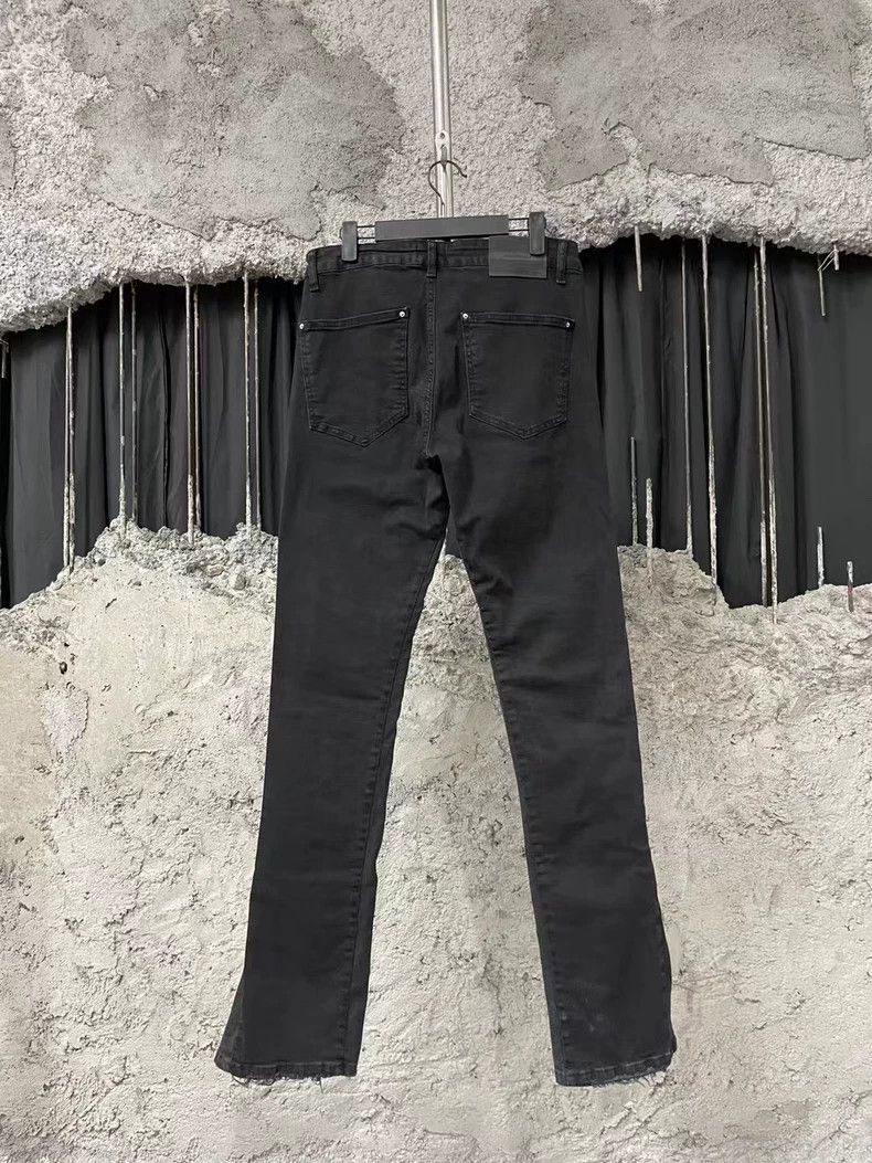 Kapital Askyurself V10 Black Flared Denim Pants-yf Size US 32 / EU 48 - 2 Thumbnail