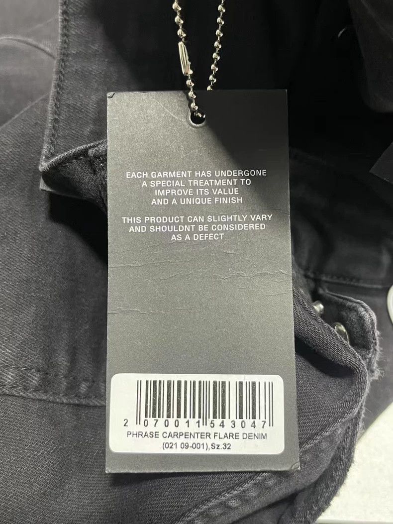 Kapital Askyurself V10 Black Flared Denim Pants-yf Size US 32 / EU 48 - 6 Thumbnail