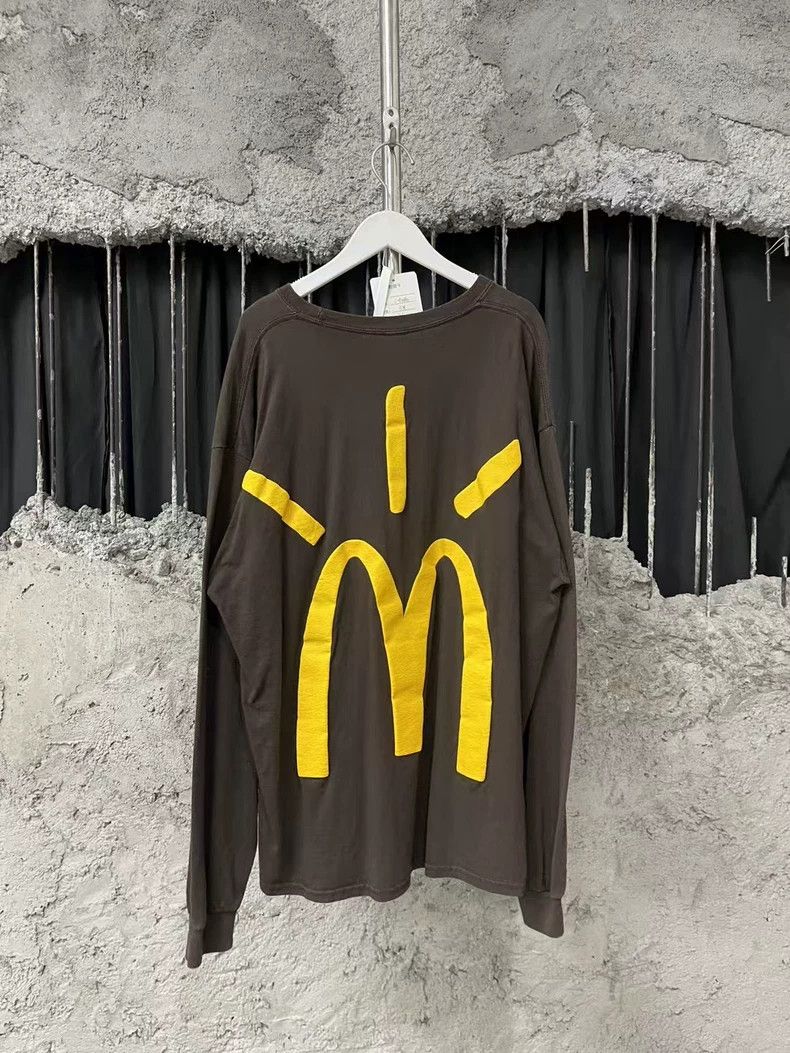 Bape Travis Scott McDonald's Long Sleeve Shirt-yf Size US L / EU 52-54 / 3 - 2 Thumbnail