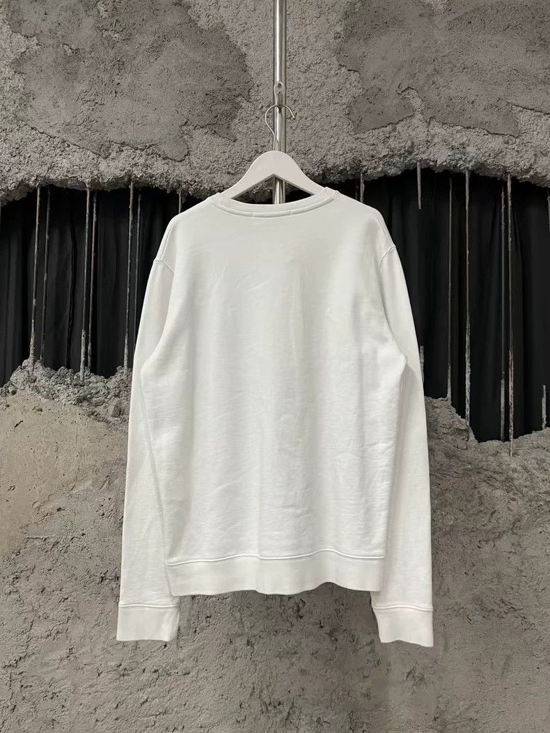 MSGM MSGM White Sweatshirt with Logo-yf Size US M / EU 48-50 / 2 - 2 Thumbnail