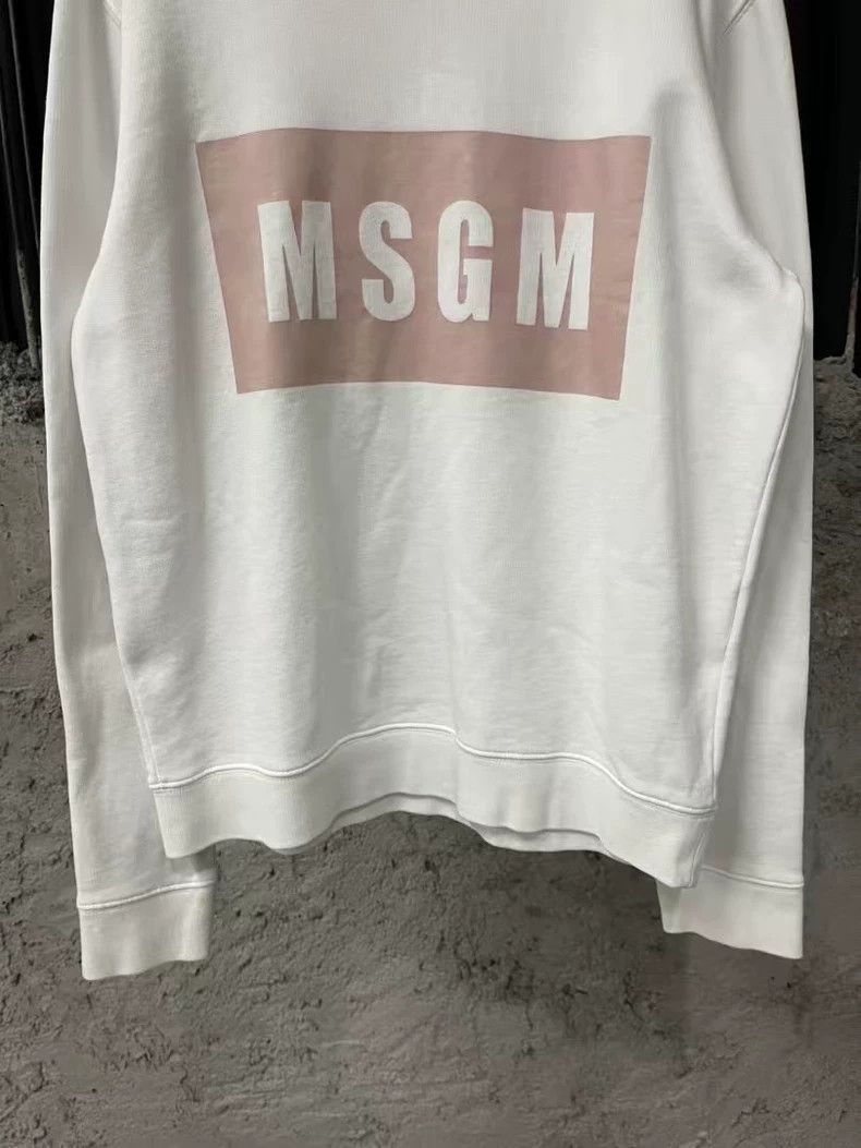 MSGM MSGM White Sweatshirt with Logo-yf Size US M / EU 48-50 / 2 - 4 Thumbnail