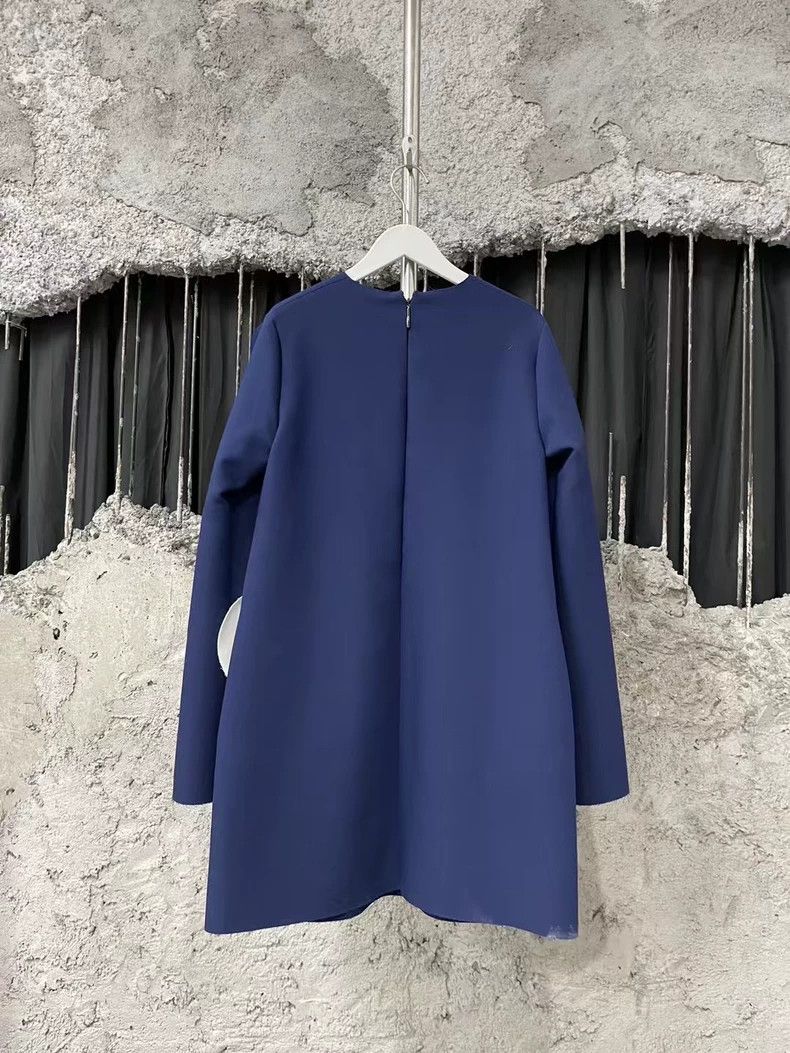 MSGM MSGM Dress with Ruffles and Floral Accents-yf Size US 40 / EU 56 - 2 Thumbnail
