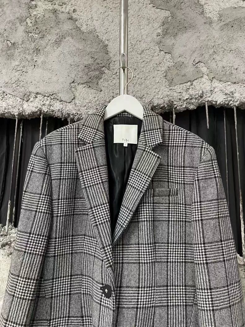 Tibi Tibi Plaid Blazer Size S Gently Used-yf Size US S / EU 44-46 / 1 - 3 Thumbnail