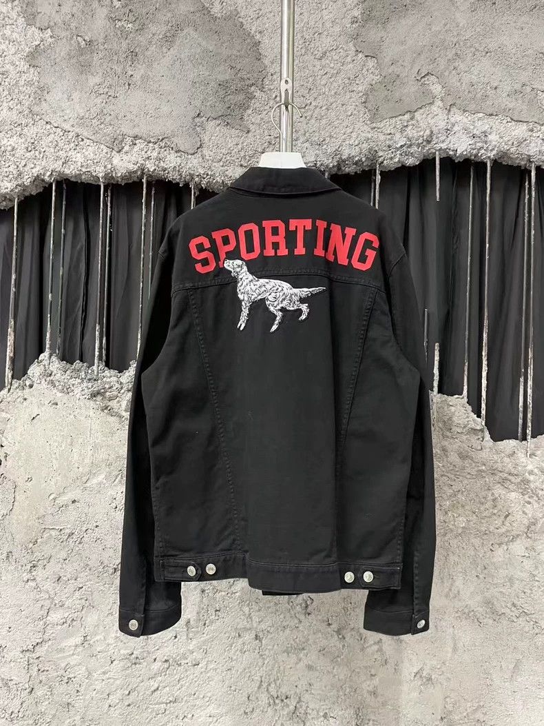 MSGM MSGM Black Denim Jacket Size 46-yf Size US L / EU 52-54 / 3 - 2 Thumbnail